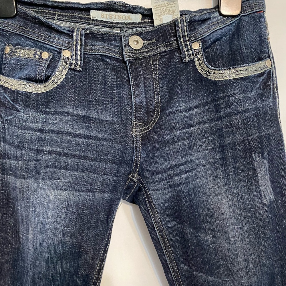 Stetson Rhinestones Jeans 6  No. 541 Stovepipe